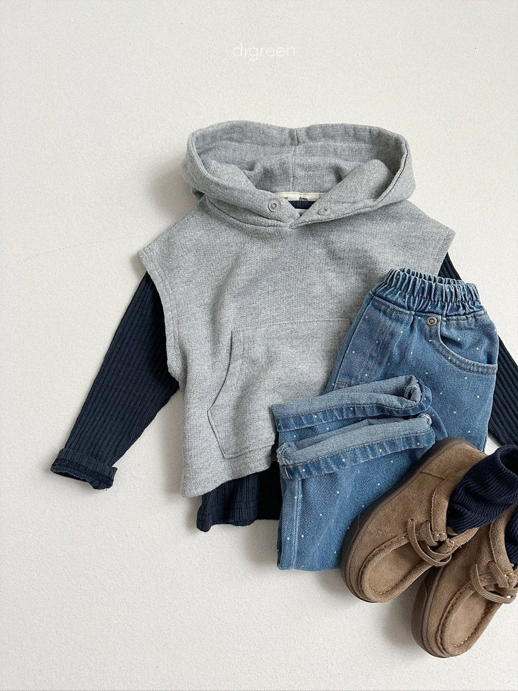 Gilet con cappuccio Woody